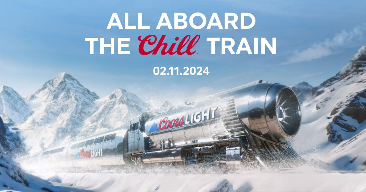 The Coors Light Chill Train